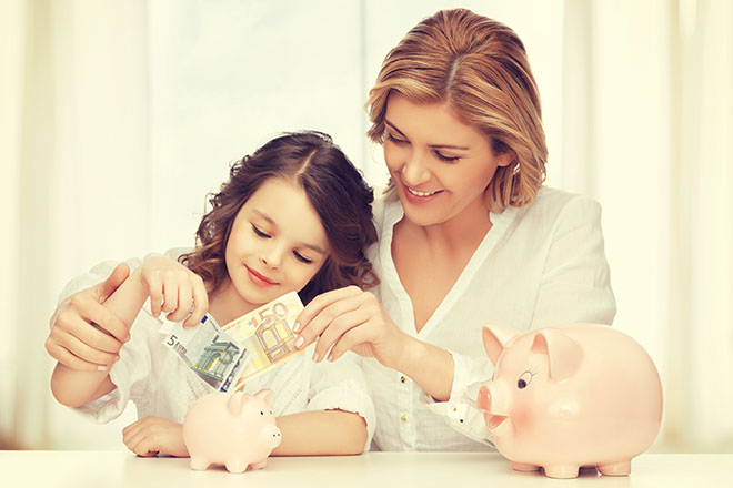 educare i bambini al valore dei soldi
