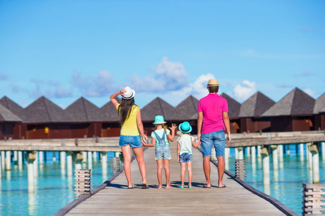 vacanza esotica con famiglia