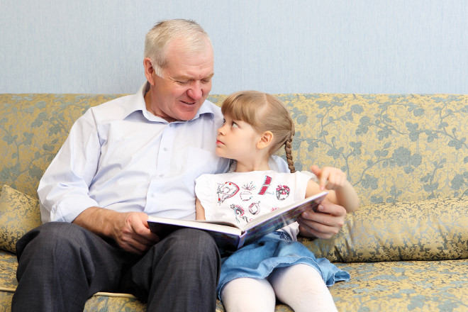 La perdita di un nonno per un bambino